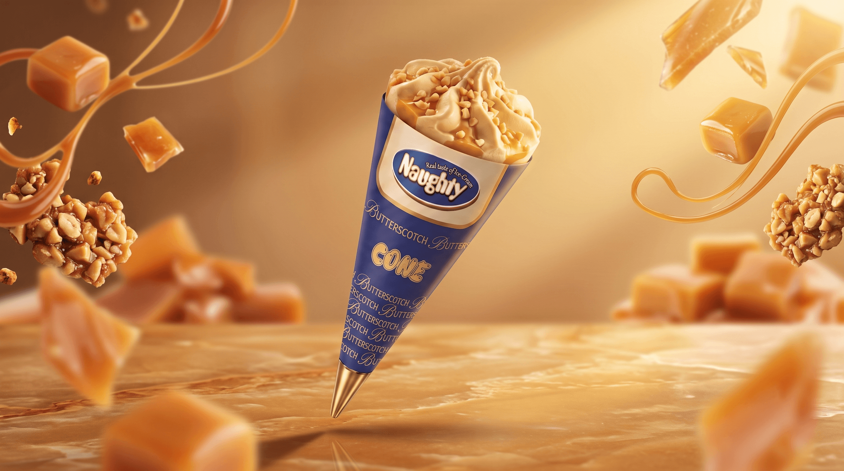 Naughty butterscotch cone gallery artwork