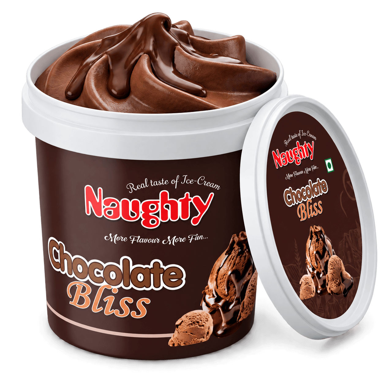 Naughty Chocolate Bliss IML tub
