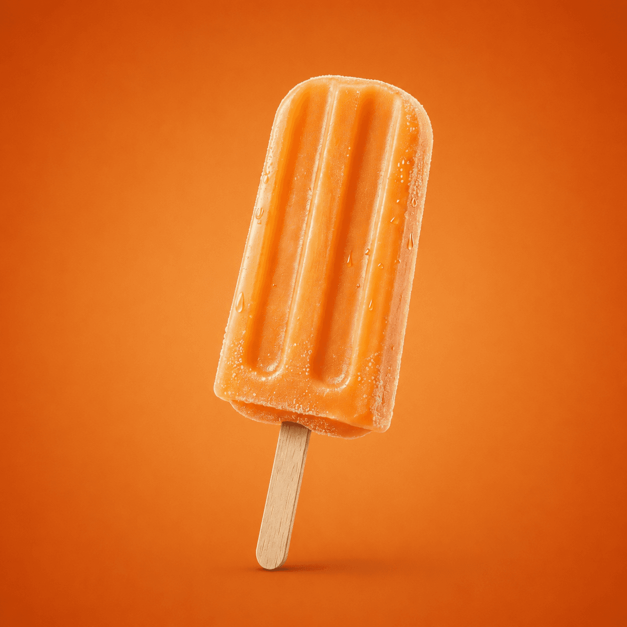 Orange ice cream